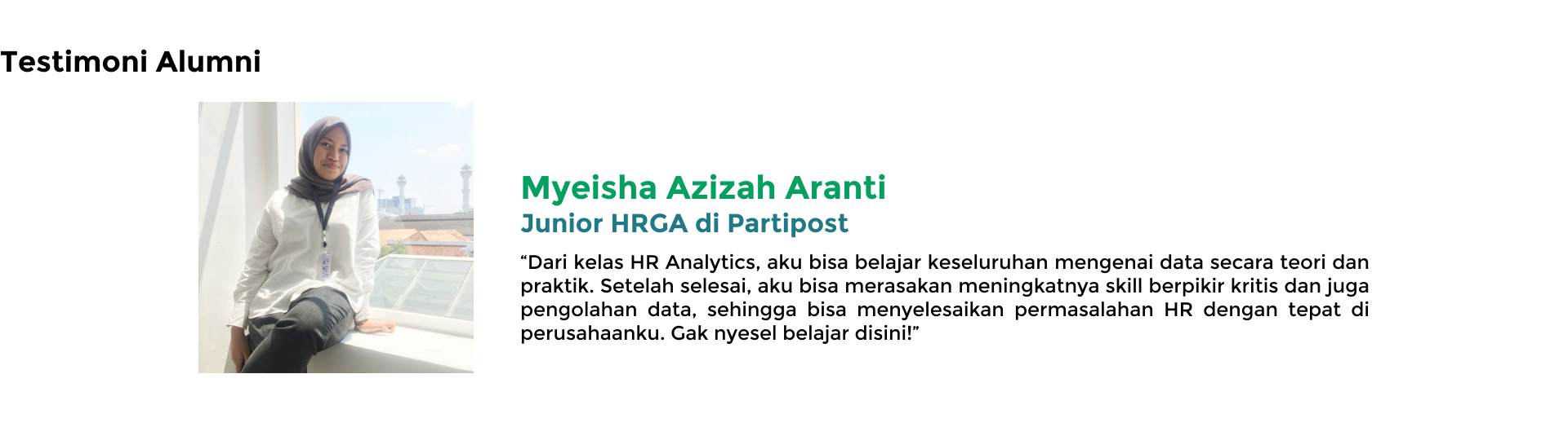 HRA - Testimoni