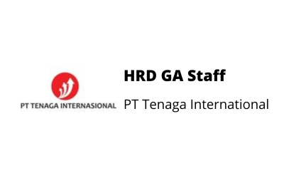 HR Development GA Staff – PT Tenaga International