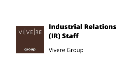 Industrial Relations (IR) Staff – Vivere Group
