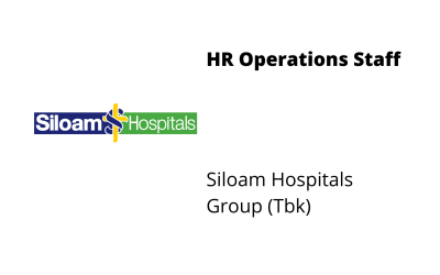 HR Operations Staff – Siloam Hospitals Group (Tbk)