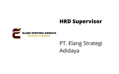 HRD Supervisor – PT Elang Strategi Adidaya