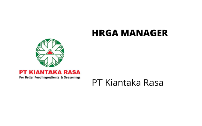 HRGA Manager – PT Kiantaka Rasa