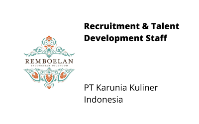 Recruitment & TD Staff – PT Karunia Kuliner Indonesia