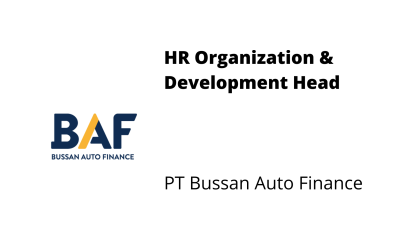 HR Organization & Development Head – PT Bussan Auto Finance