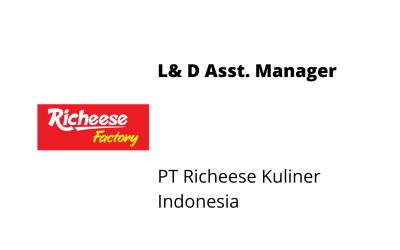 L & D Asst. Manager – PT Richeese Kuliner Indonesia