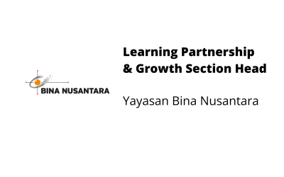 LP & Growth Section Head – Yayasan Bina Nusantara