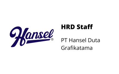 HRD Staff – PT Hansel Duta Grafikatama