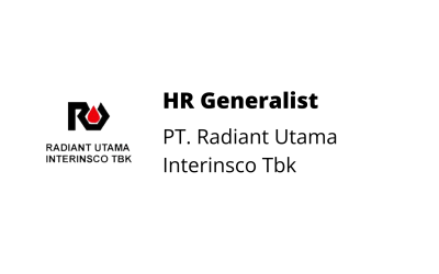 HR Generalist – PT. Radiant Utama Interinsco Tbk