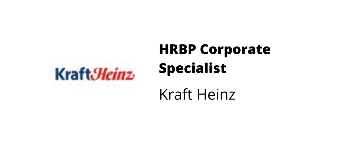 HRBP Corporate Specialist - Kraft Heinz